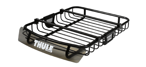 THULE 828 バスケット 再塗装 キャンプ アウトドア スーリー-