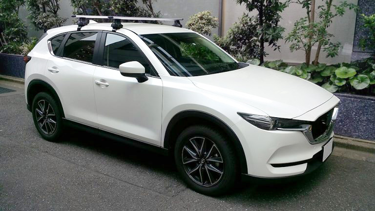 CX-5ルーフレール無し車用ベースキャリアキット新発売 | THULEとアクティブライフパーツのブログ