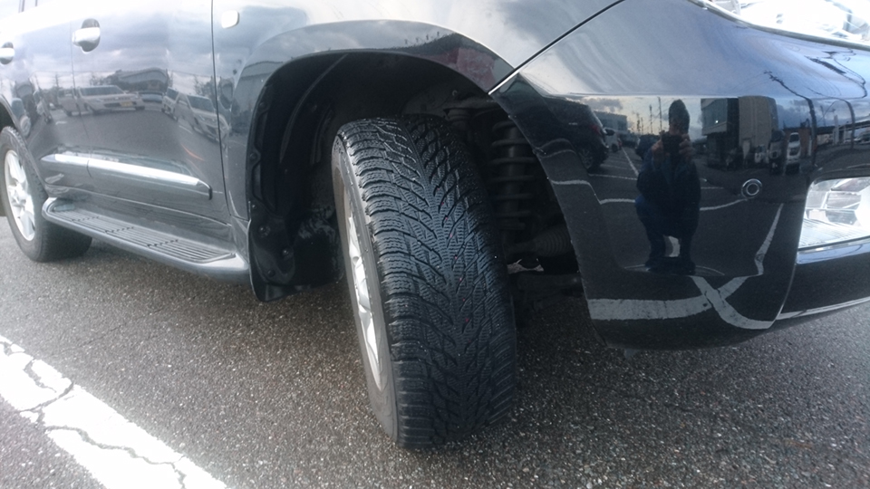 ノキアンタイヤ装着車両