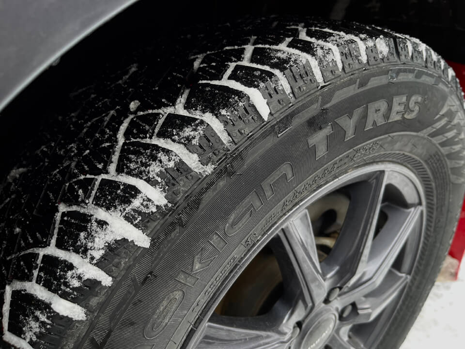 ノキアンタイヤ装着車両