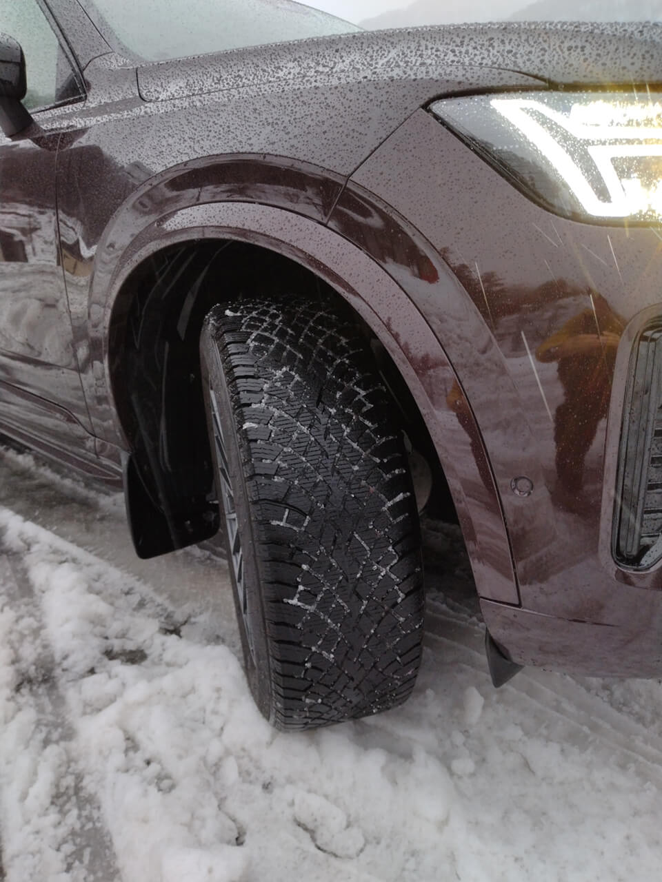 ノキアンタイヤ装着車両