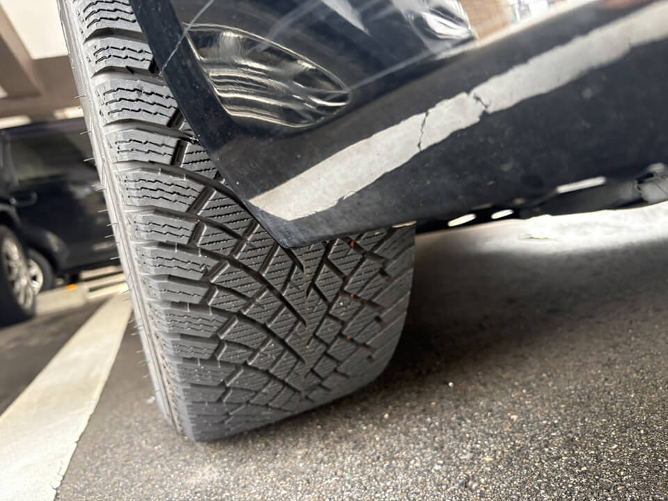 ノキアンタイヤ装着車両