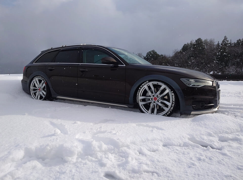 ノキアンタイヤ装着アップ