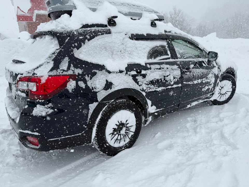 ノキアンタイヤ装着車両