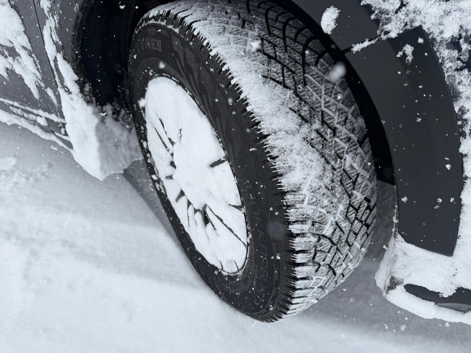ノキアンタイヤ装着車両