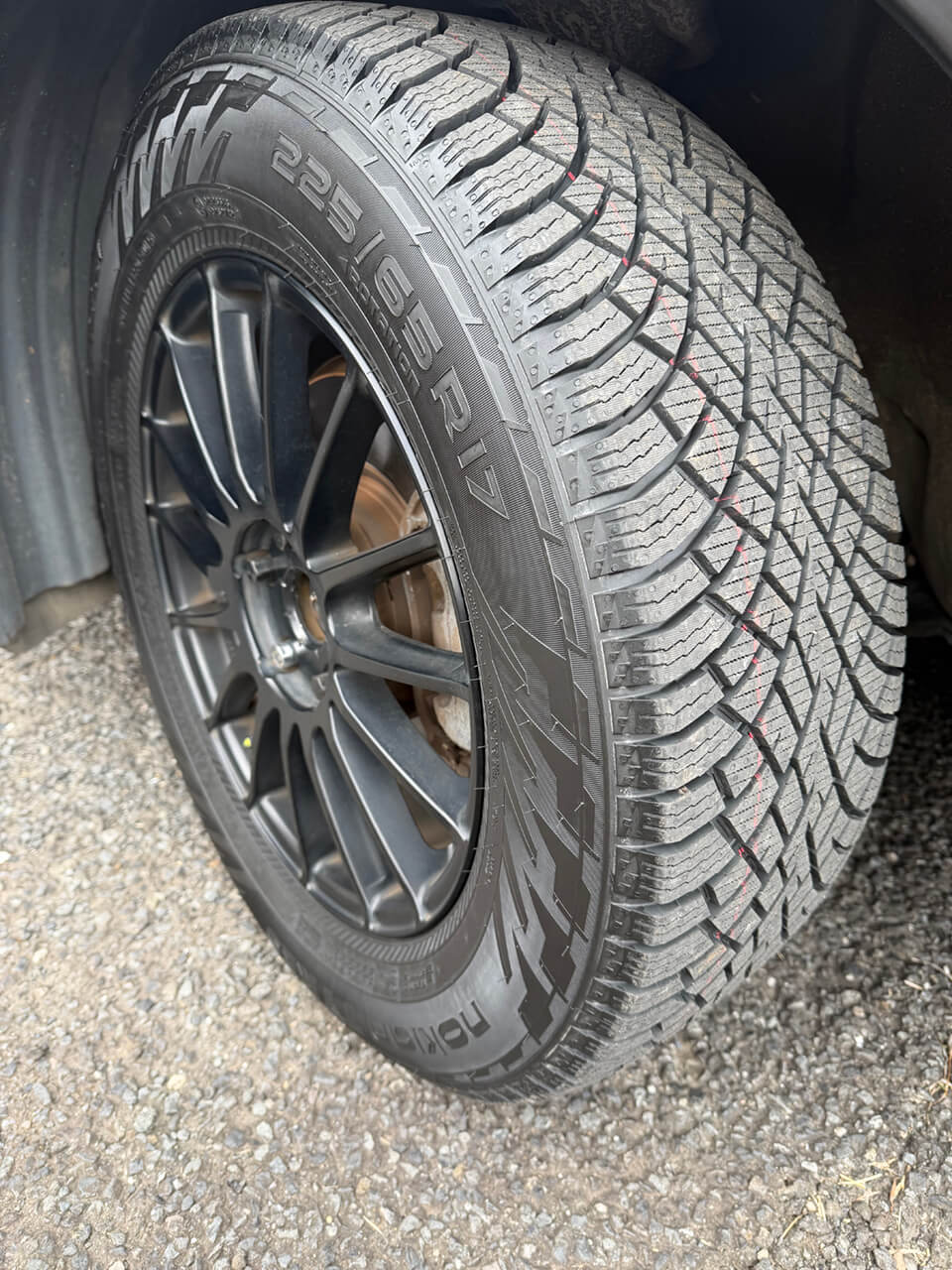 ノキアンタイヤ装着アップ