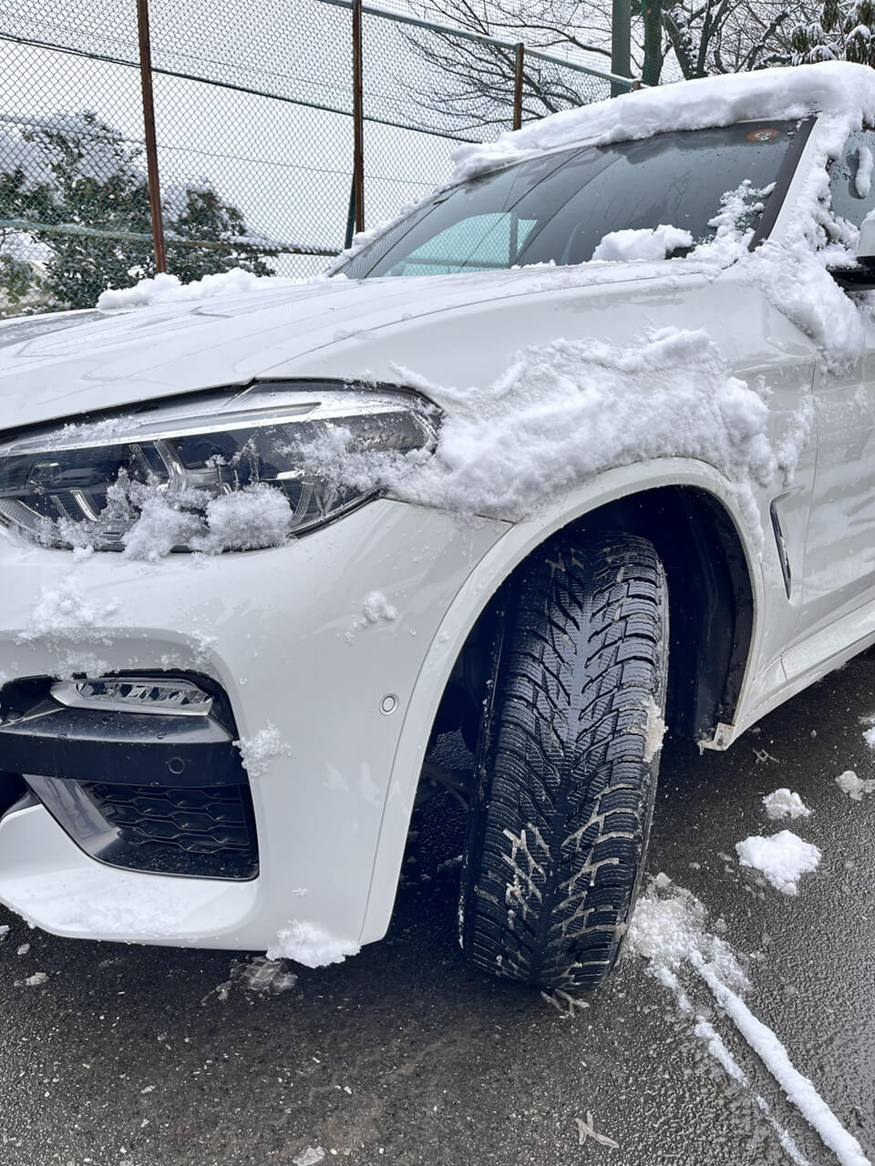 ノキアンタイヤ装着車両
