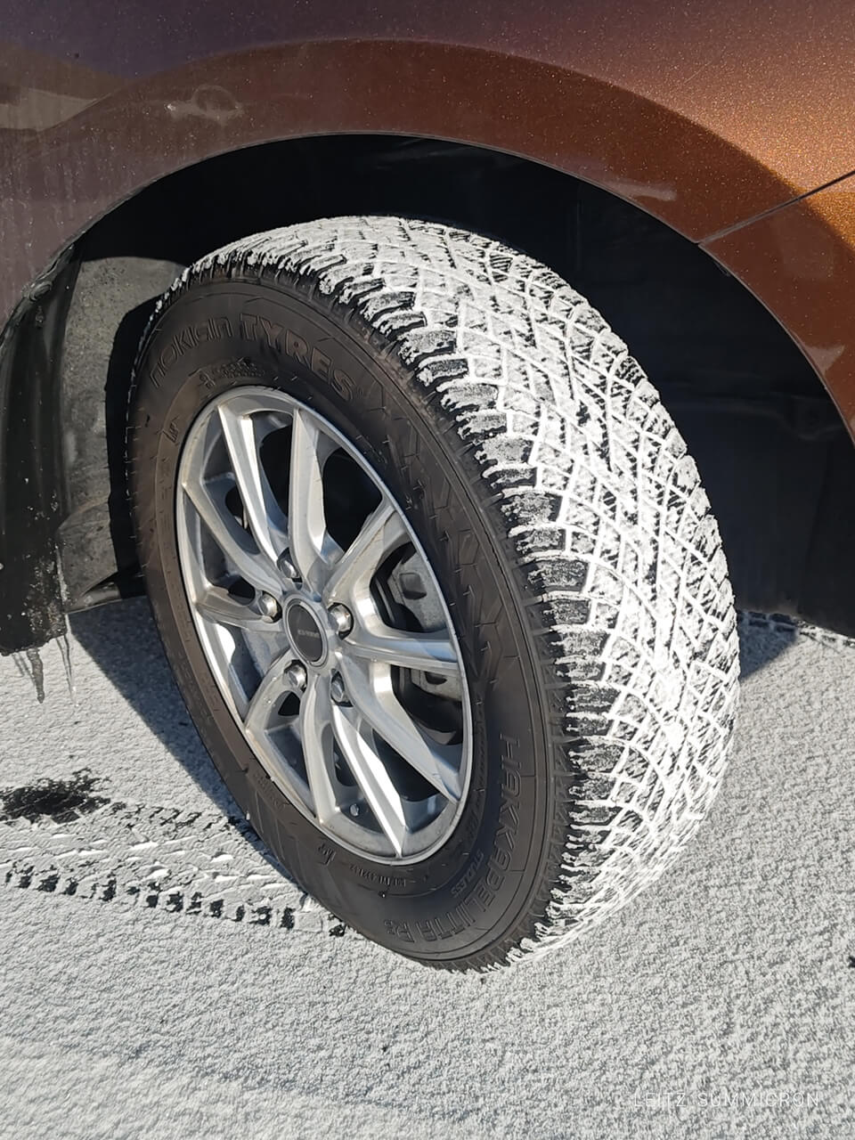 ノキアンタイヤ装着車両