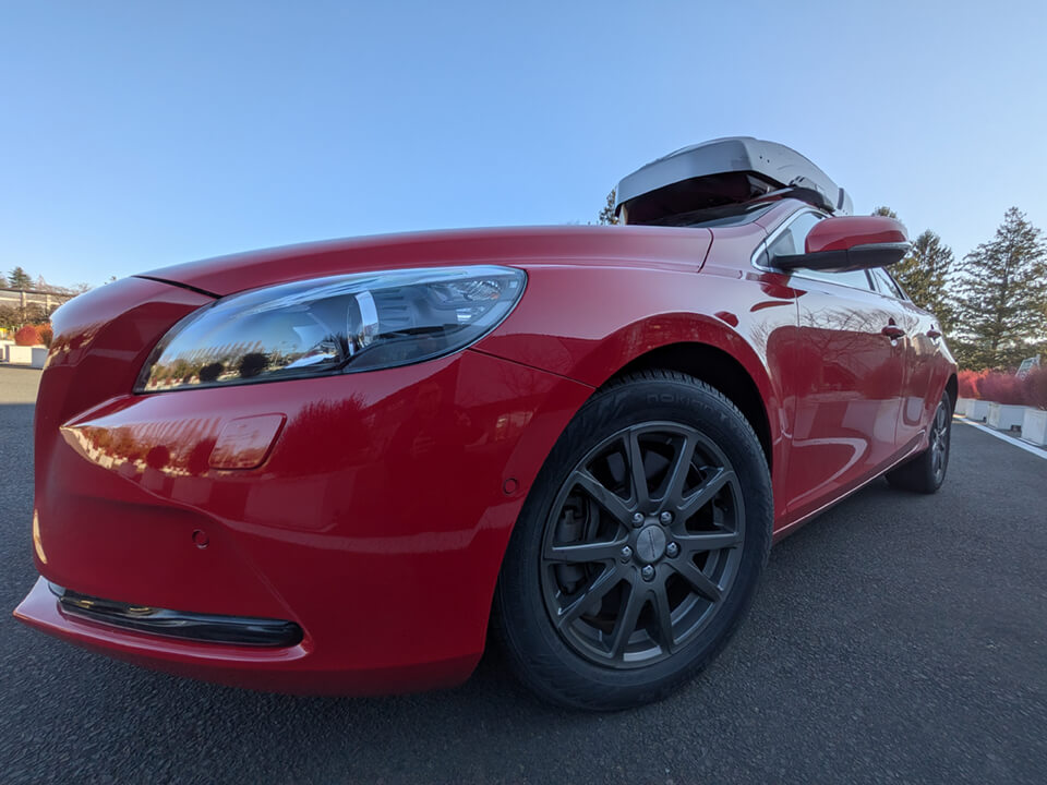 ノキアンタイヤ装着車両