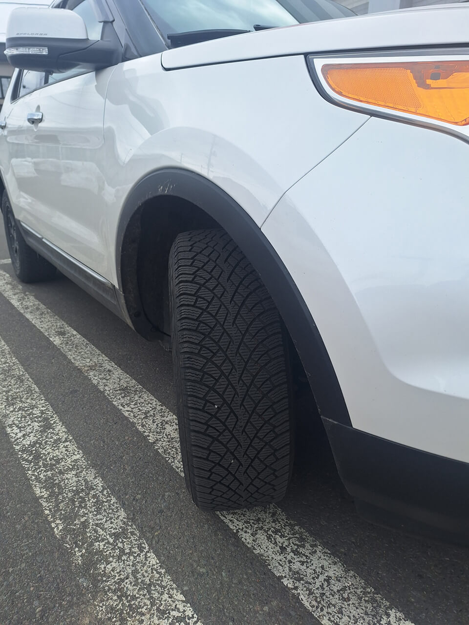 ノキアンタイヤ装着車両