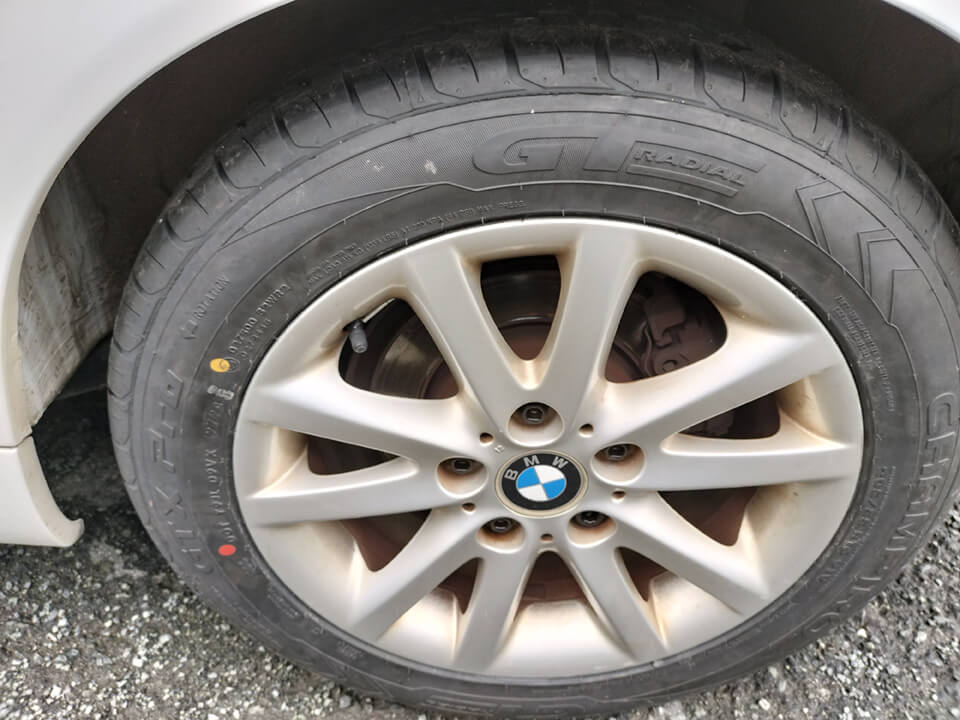 GTRadialタイヤ装着アップ